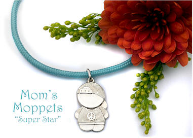 Moms cord bracelets with kids charms.